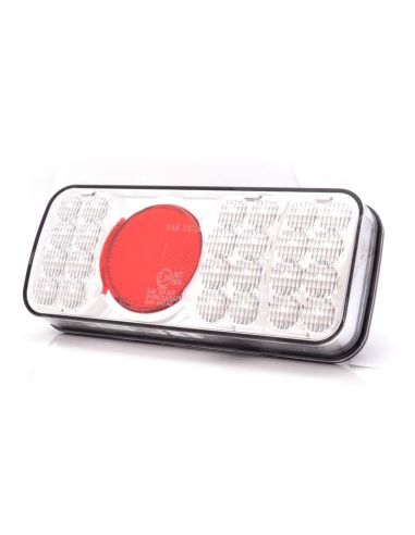 Piloto Trasero LED con cable 12v 24v Was W67LIP 3 Funciones con Reflectante | LeonLeds Iluminación