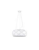 Lámpara de techo Colgante moderna ZANDOR Color Blanco Regulable altura | LeonLeds