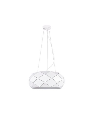 Lámpara de techo Colgante moderna ZANDOR Color Blanco Regulable altura | LeonLeds