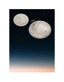 Plafón de techo LED LUNAR Regulable efecto de Fases Lunares 40W 3000K| LeonLeds