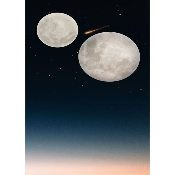 Plafón de techo LED LUNAR Regulable efecto de Fases Lunares 40W 3000K| LeonLeds