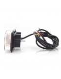 Piloto Trasero LED con cable 12v 24v Was W67LIP 3 Funciones con Reflectante | LeonLeds Iluminación