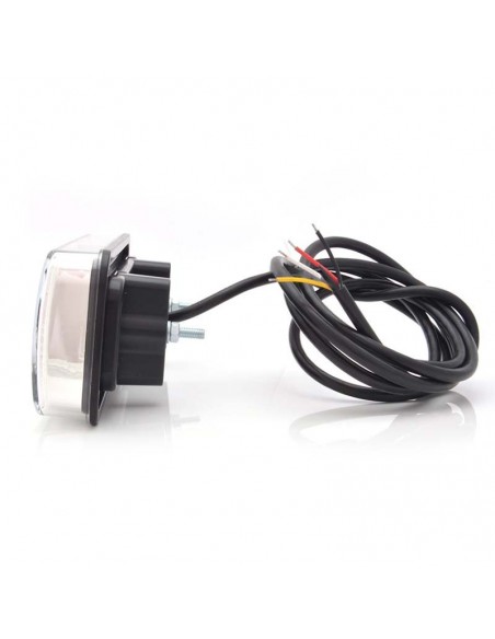 Piloto Trasero LED con cable 12v 24v Was W67LIP 3 Funciones con Reflectante | LeonLeds Iluminación