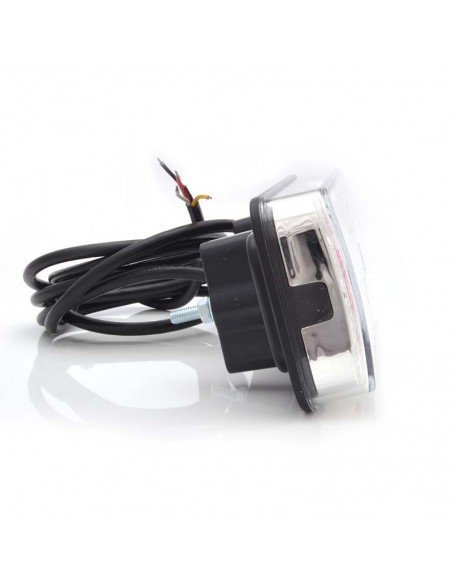 Luz Traseira LED com cabo 12v 24v Was W67LIP 3 Funções com Refletor | Leon Iluminação LED