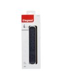 Base Multiple 4 tomas ransates fija y giratoria con 1,5Mts de Cable y Interruptor 2P+T, protegida sobretensiones Blanca y Negra