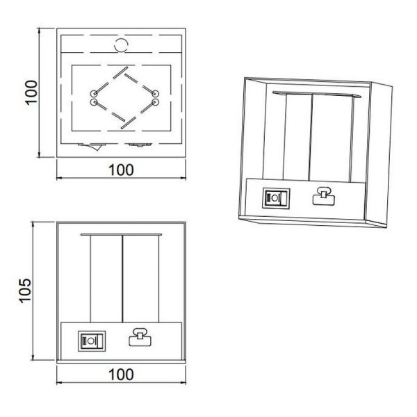 Applique d'extérieur LED 5W TALENT sans câbles | LéonLeds
