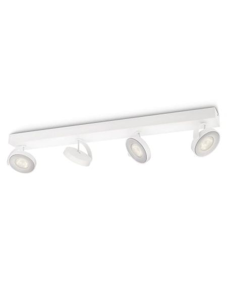 Regleta de 4 Focos CLOCKWORK Montaje Fácil ClickFix IP20 | LeonLeds