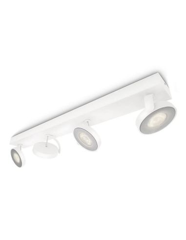 Regleta de 4 Focos CLOCKWORK Montaje Fácil ClickFix IP20 | LeonLeds