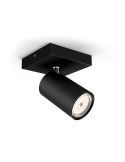 Foco para Techo o Pared KOSIPO Negro Montaje Fácil ClickFix | LeonLeds