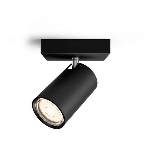 Foco para Techo o Pared KOSIPO Negro Montaje Fácil ClickFix | LeonLeds
