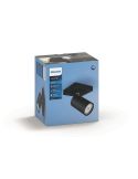Foco para Techo o Pared KOSIPO Negro Montaje Fácil ClickFix | LeonLeds