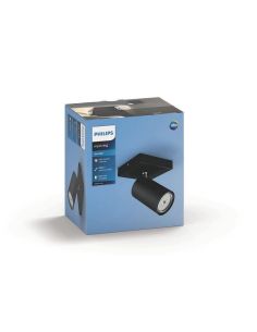 Foco para Techo o Pared KOSIPO Negro Montaje Fácil ClickFix | LeonLeds 2