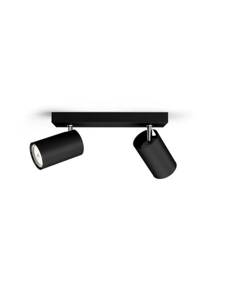 Regleta 2 luces para Techo o Pared KOSIPO ClickFix | LeonLeds