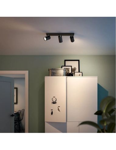 Regleta 3 luces KOSIPO Techo o Pared IP20 | LeonLeds