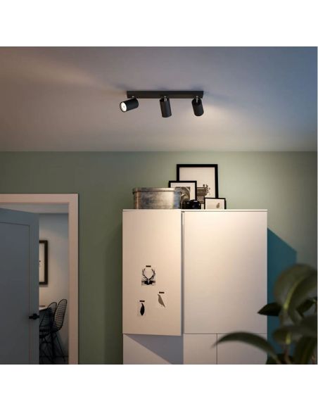 Regleta 3 luces KOSIPO Techo o Pared IP20 | LeonLeds