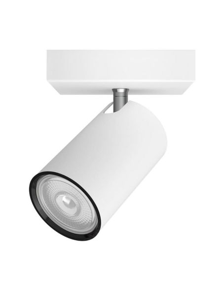 Foco KOSIPO Blanco Bombilla GU10 IP20 Montaje Fácil | LeonLeds