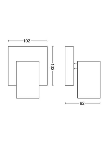 KOSIPO Foco Branco GU10 Lâmpada IP20 Fácil Montagem | LeonLeds
