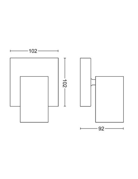 KOSIPO Foco Branco GU10 Lâmpada IP20 Fácil Montagem | LeonLeds
