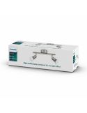 Regleta 2 focos Orientables LIMBALI Bombillas GU10 Níquel IP20 | LeonLeds