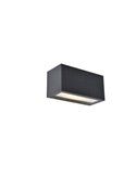 Aplique solar INKA con diseño refinado con panel solar 9W 3000K antracita