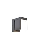 Aplique LED con panel solar PRIMA y  sensor de movimiento, en antracita 9,5W 3000K