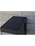 Aplique LED con panel solar PRIMA y  sensor de movimiento, en antracita 9,5W 3000K