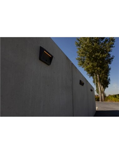 Aplique solar LINKO wall Light con sensor PIR y panel solar para iluminación ecológica 11,5W 3000K