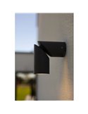 Aplique de pared exterior TUBON con cabezal móvil antracita GU10