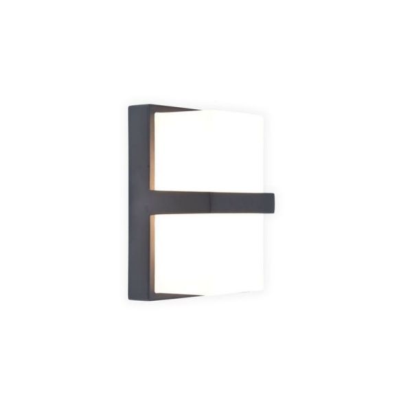 Applique d'extérieur STELA double cuve design 3000K 14W anthracite