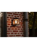 Lámpara de pared clásica SPIRE para exterior negro E27