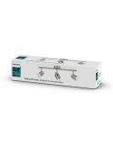 Regleta 3 Focos Orientables MERANTI Color Níquel IP20 | LeonLeds