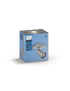 Foco 1 luz Orientable PAISLEY Techo o Pared Color Aluminio IP20 | LeonLeds 2