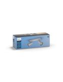Regleta 2 luces Orientables PAISLEY Color Aluminio IP20 Techo o Pared | LeonLeds