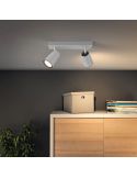 2 Bande Lumineuse Ajustable PAISLEY IP20 Plafond ou Mur photo d'ambiance | LéonLeds