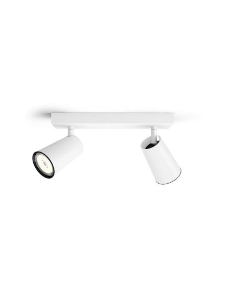 Regleta 2 luces Orientables PAISLEY IP20 Techo o Pared | LeonLeds