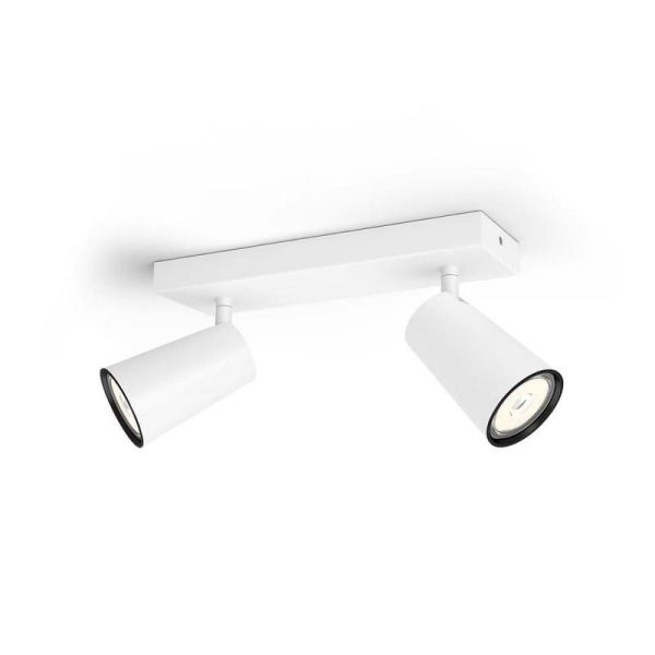 PAISLEY Faixa ajustável de 2 luzes IP20 Produto para teto ou parede | LeonLeds