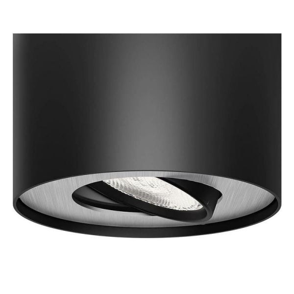 Foco de techo/pared PHASE Color Negro 1x4.5W IP20 2700K IP20 | LeonLeds