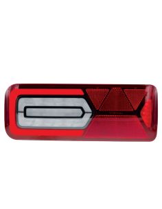 Piloto trasero LED con triangulo y conector AMP 1.5-7P-M LC12 Black Edition  Vignal