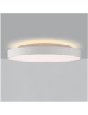 Plafón de techo/Aplique de pared LED ROMA con luz arriba y abajo Ø 60cm 6000Lm + 9W 760Lm, Difusor Microprismatico, 2700K-3000K 