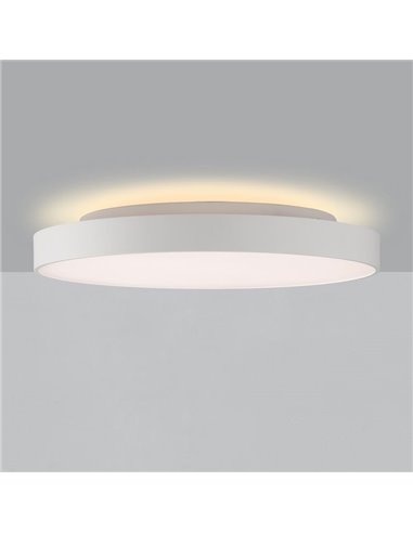 Plafón de techo/Aplique de pared LED ROMA con luz arriba y abajo Ø 60cm 6000Lm + 9W 760Lm, Difusor Microprismatico, 2700K-3000K 