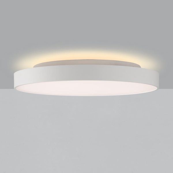 Plafón de techo/Aplique de pared LED ROMA con luz arriba y abajo Ø 60cm 6000Lm + 9W 760Lm, Difusor Microprismatico, 2700K-3000K 