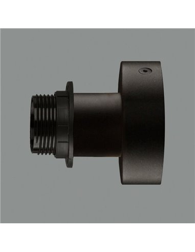 Base de Aplique o Plafon Negro Texturado para Lámpara PAMELA -Configurable-