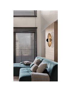 Applique ou Base de Plafond Noir Texturé pour Lampe PAMELA -Configurable- 2