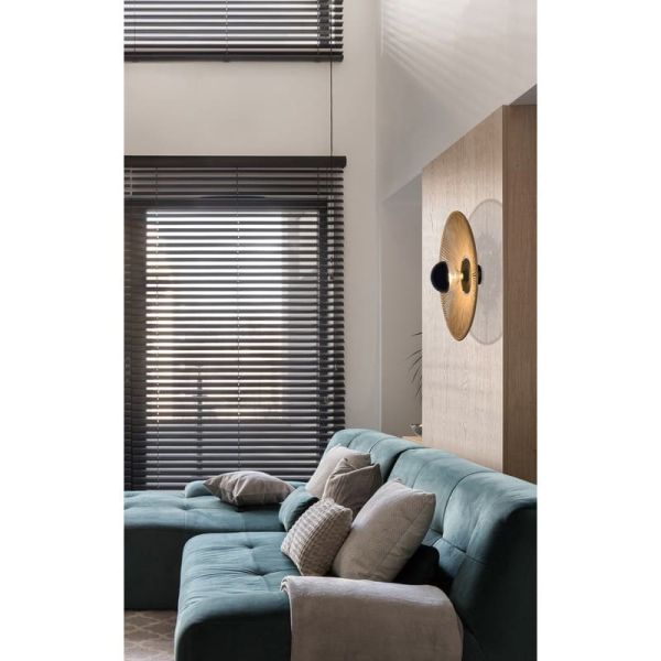 Applique ou Base de Plafond Noir Texturé pour Lampe PAMELA -Configurable-