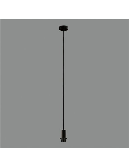 Base con Floron "TIPO B" Colgante Negro Texturado para Lámpara PAMELA -Configurable-