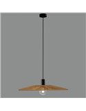 Base avec suspension noire texturée Floron "TYPE B" pour lampe PAMELA -Configurable-