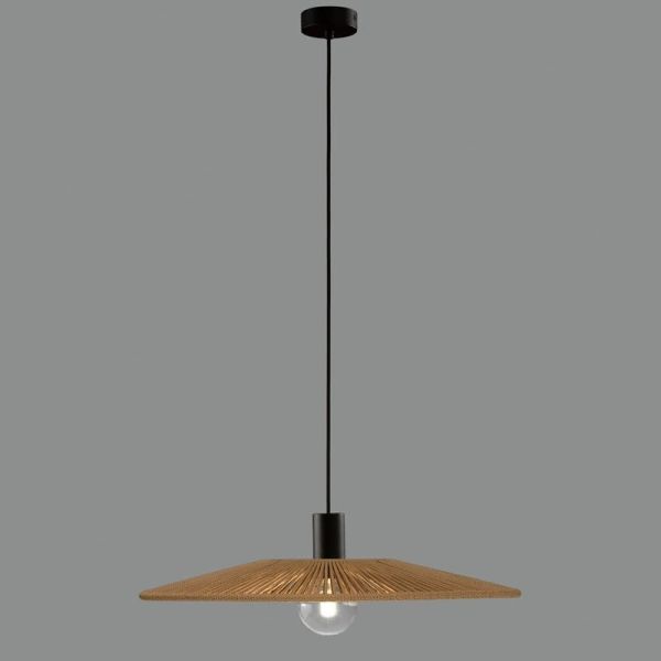 Base avec suspension noire texturée Floron "TYPE B" pour lampe PAMELA -Configurable-