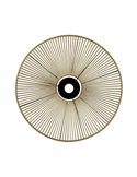 Pantalla de Ø 68cm PAMELA H70 mm + Disco Negro en cuerda y ratán, distintos colores -Configurable-