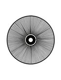 Pantalla de Ø 68cm PAMELA H70 mm + Disco Negro en cuerda y ratán, distintos colores -Configurable-