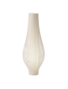 Lámpara de pie MIRTA Blanco, LED E27 3x15W, con Interruptor de cable